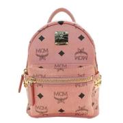 Pre-owned Plastic shoulder-bags MCM Pre-owned , Pink , Dames