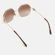 Pre-owned Acetate sunglasses Bvlgari Vintage , Brown , Dames