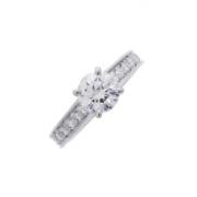 Pre-owned Platinum rings Cartier Vintage , Gray , Dames