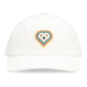 Logo Baseball Cap 100% Katoen Casablanca , White , Dames