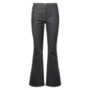 Grijze Denim Flared Jeans Courrèges , Gray , Dames