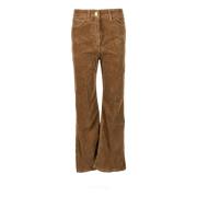 Katoen Elastaan Stijlvolle Broek Seafarer , Brown , Dames