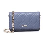 Matelassé Crossbody Tas in Denim V73 , Blue , Dames