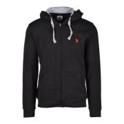 Katoenen sweatshirt U.s. Polo Assn. , Black , Heren