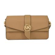 Leren Schoudertas Michael Kors , Yellow , Dames