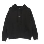 Zwarte Heavyweight Pigment Geverfde Hoodie Obey , Black , Heren