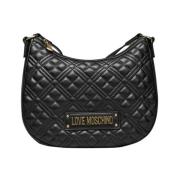 Crossbodytassen met ritssluiting en verstelbare band Love Moschino , B...