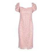 Elegante jurk in diverse materialen Pinko , Pink , Dames