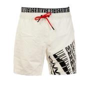 Heren zwemshorts met uniek ontwerp Bikkembergs , White , Heren