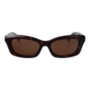 Stijlvolle zonnebril Am0474S Alexander McQueen , Brown , Dames