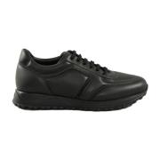 Sneakers Testoni , Black , Heren