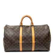 Pre-owned Canvas travel-bags Louis Vuitton Vintage , Brown , Dames