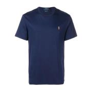 Aangepaste slim fit t-shirt Ralph Lauren , Blue , Heren