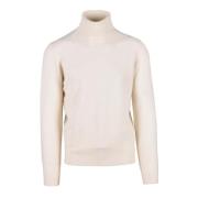 Wolmix Stijlvolle Gebreide Top Kangra , White , Heren