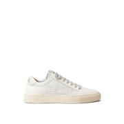 Witte Leren Sneaker P448 , White , Dames