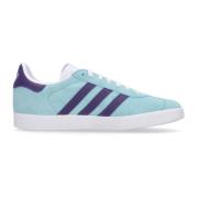 Heldere Aqua Sneaker Gazelle Paars Wit Adidas , Blue , Heren