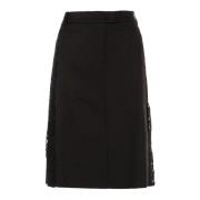 Flanellen Rok Glorietta Stijl Pinko , Black , Dames