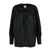 Elegante Zwarte Blouse Damesstijl L'Autre Chose , Black , Dames