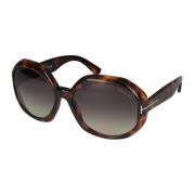 Stijlvolle zonnebril Ft1011 Tom Ford , Brown , Unisex