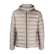 Gewatteerde Winterjas met Afneembare Capuchon Colmar , Beige , Heren