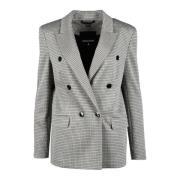 Elegante Blazer met Viscosemix Patrizia Pepe , Gray , Dames