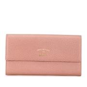 Pre-owned Canvas wallets Gucci Vintage , Pink , Dames