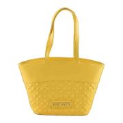 Stijlvolle PU-tas Love Moschino , Yellow , Dames