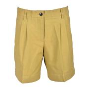 Katoen Cupro Bermuda Shorts Douuod Woman , Yellow , Dames