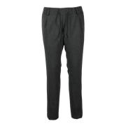 Grijze Stijlvolle Broek Polyester Viscose Elastaan Daniele Alessandrin...