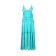 Elegante Damesjurk Polyester Patrizia Pepe , Blue , Dames