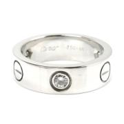 Pre-owned White Gold rings Cartier Vintage , Gray , Dames