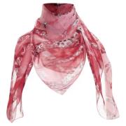 Pre-owned Silk scarves Cartier Vintage , Red , Dames