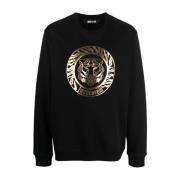 Zwarte Sweaters voor Mannen Just Cavalli , Black , Heren