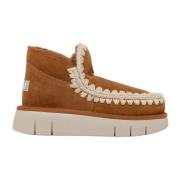 Bounce Sneakers in Cognac Leer Mou , Brown , Dames