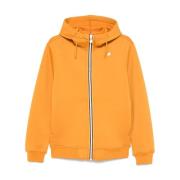 Zonnebloemgele Hooded Jas K-Way , Yellow , Heren