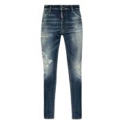 Klassieke Denim Jeans voor dagelijks gebruik Dsquared2 , Black , Heren