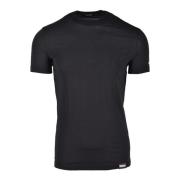 Katoen Elastaan Ondergoed T-shirt Dsquared2 , Black , Heren