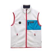 Yupik Fleece Vest Napapijri , White , Heren