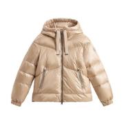 Stijlvolle Zand Jassen Woolrich , Beige , Dames