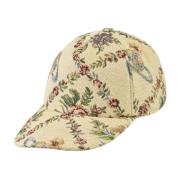 Stijlvolle Hoed met Gemengde Vezels Vivienne Westwood , Beige , Dames