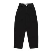 Zwarte Wijde Jeans Carhartt Wip , Black , Dames