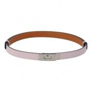 Pre-owned Leather belts Hermès Vintage , Pink , Dames