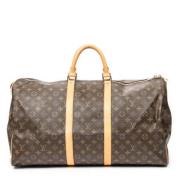 Pre-owned Canvas travel-bags Louis Vuitton Vintage , Brown , Dames