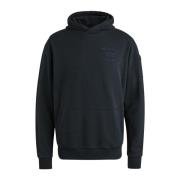 Zachte Terry Geborstelde Hoodie PME Legend , Black , Heren