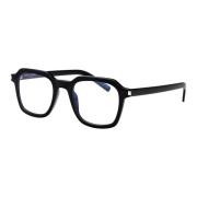 Slanke Optische Bril Saint Laurent , Black , Unisex