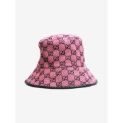 Pre-owned Cotton hats Gucci Vintage , Pink , Dames