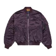 Bruine Bomberjack met Geribbelde Details Alpha Industries , Brown , He...