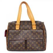 Pre-owned Fabric louis-vuitton-bags Louis Vuitton Vintage , Brown , Da...