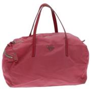 Pre-owned Nylon travel-bags Prada Vintage , Pink , Dames