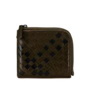 Pre-owned Leather wallets Bottega Veneta Vintage , Brown , Dames